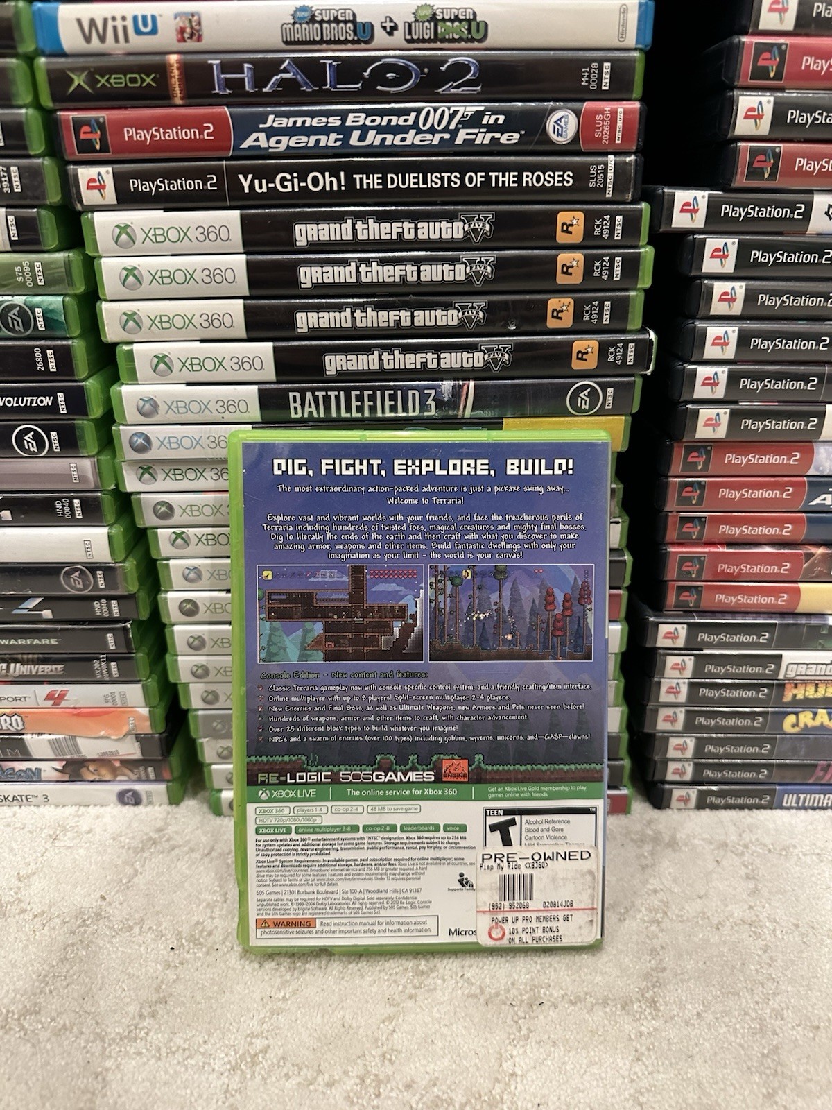 Terraria (Microsoft Xbox 360) No Manual Tested