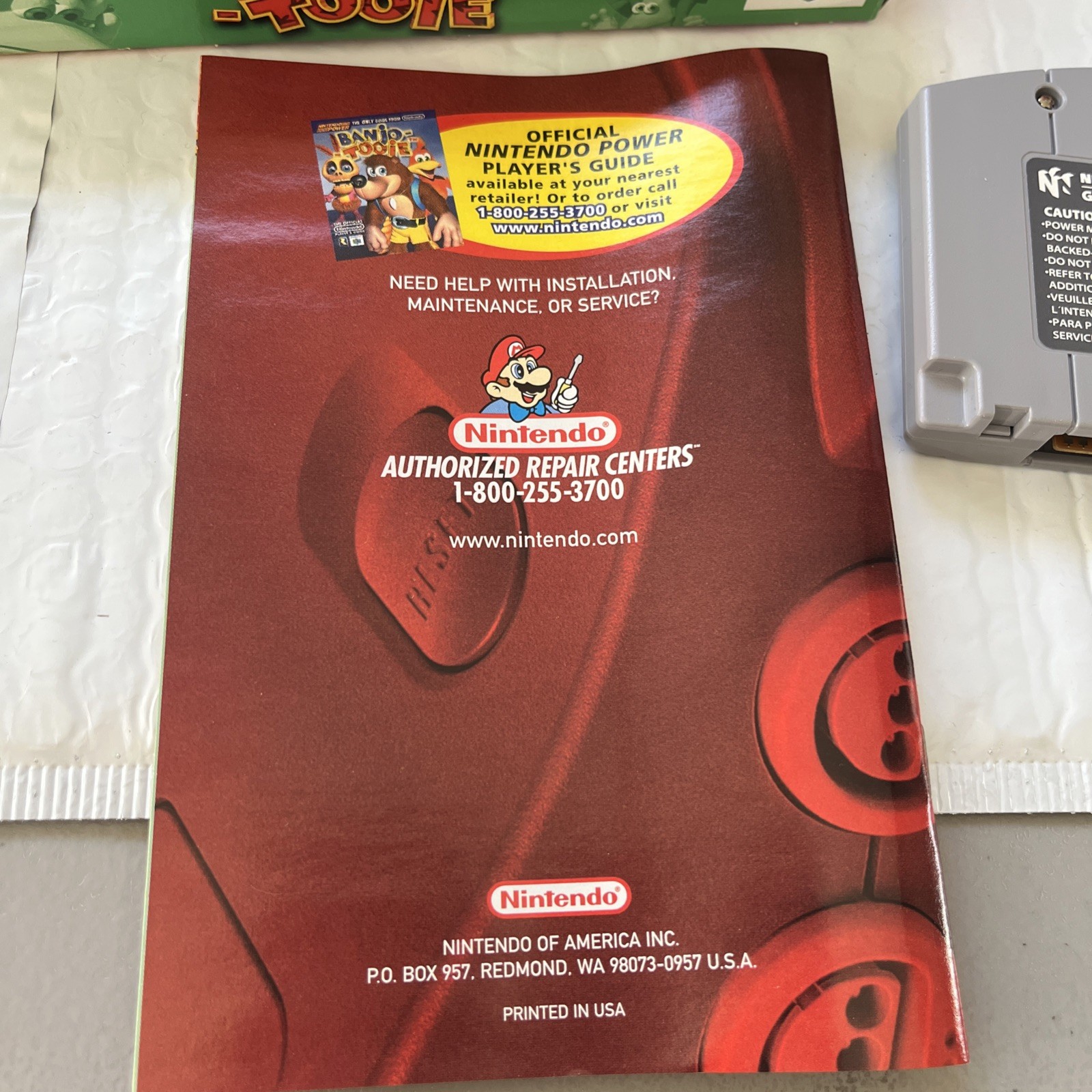 Banjo-Tooie N64 Nintendo 64 Authentic Box Manual Game