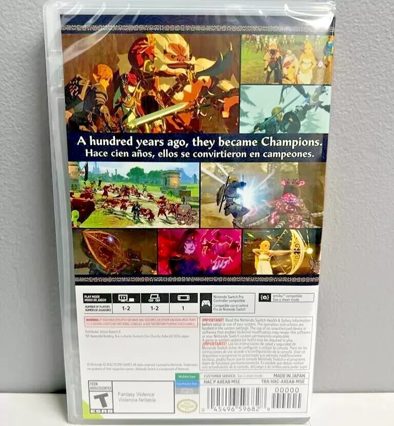 Hyrule Warriors Definitive [DE] + Age of Calamity Switch New Sealed Game Bundle
