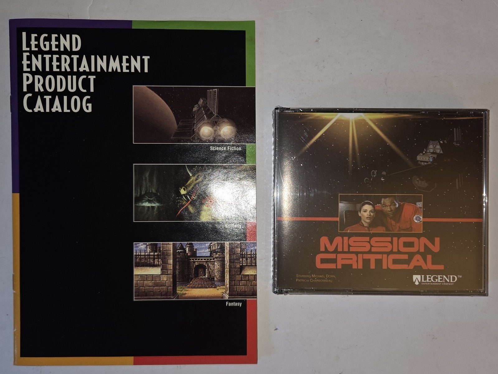 Mission Critical Big Box PC Game Complete Sealed CDs Manual 3 CD-ROM Legend 1995