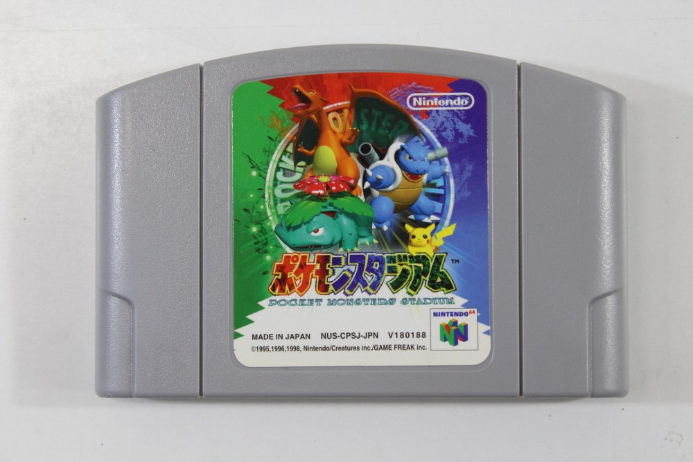 Pokemon Stadium Boxed Manual CIB Nintendo 64 N64 Japan Import US Seller OEM #3