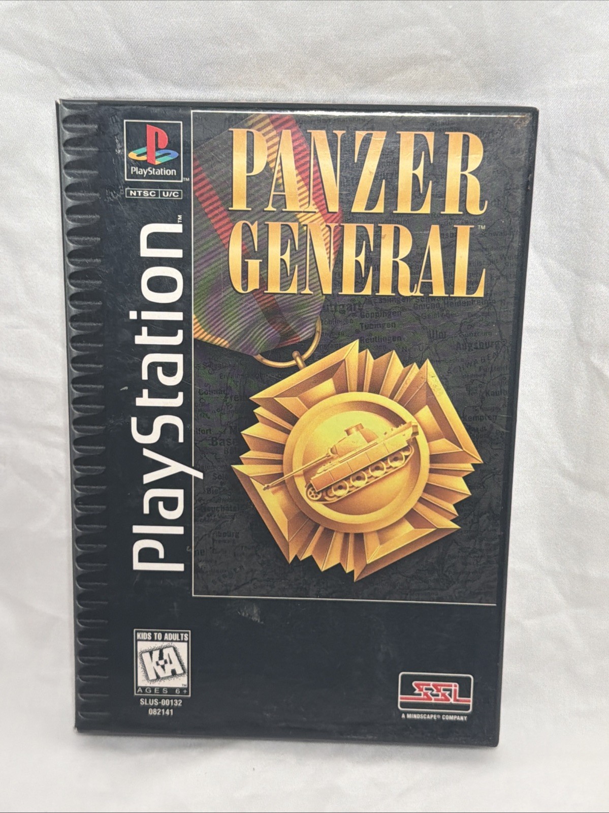 Panzer General (Sony PlayStation, 1995) Authentic Cardboard Longbox Complete