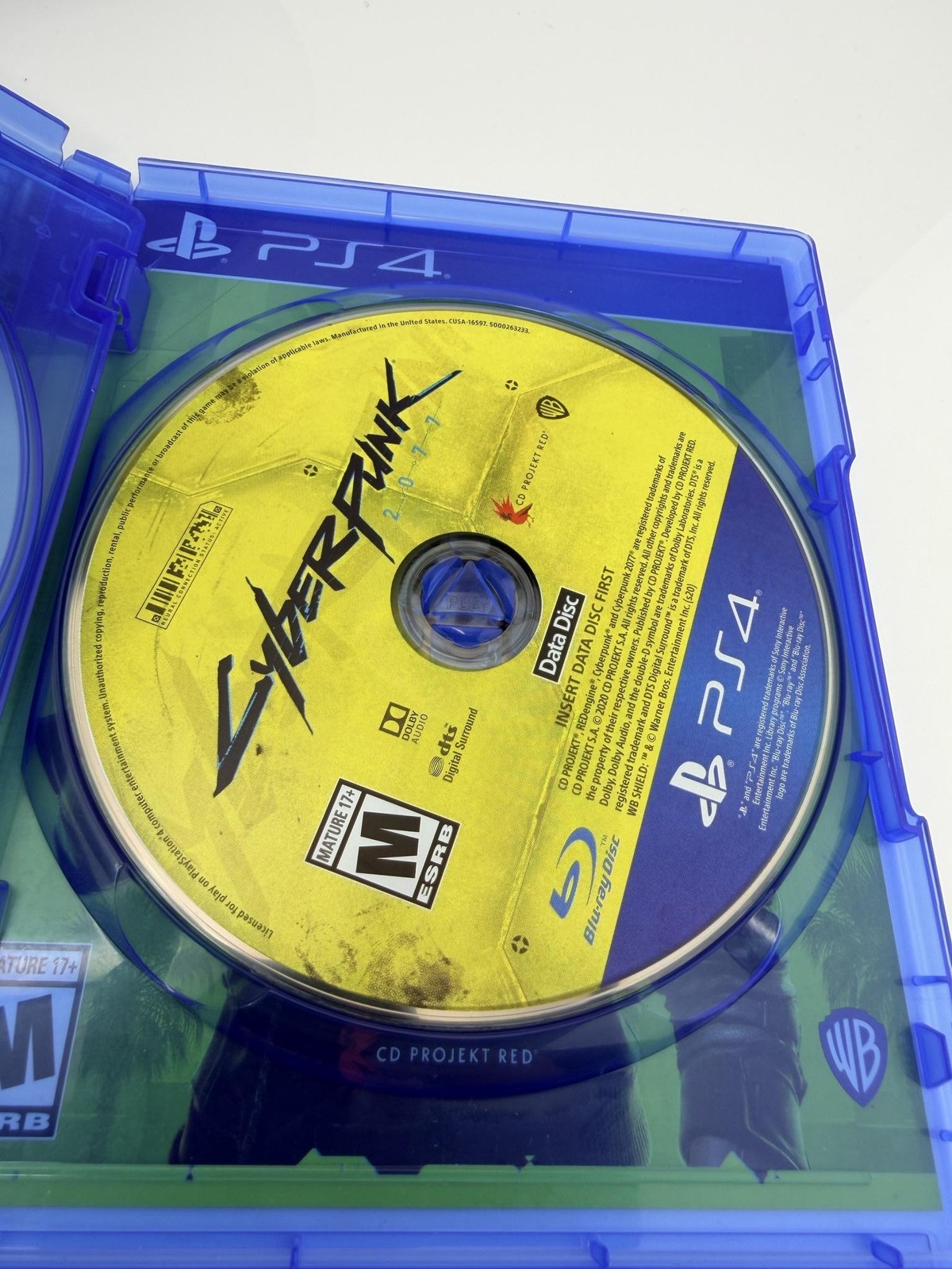 Cyberpunk 2077 (Sony PlayStation 4, 2019) PS4 Fully Complete TESTED CIB