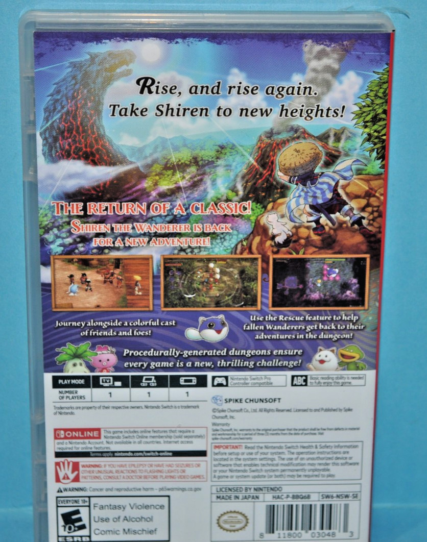 Shiren the Wanderer: The Mystery Dungeon of Serpentcoil Island Nintendo Switch