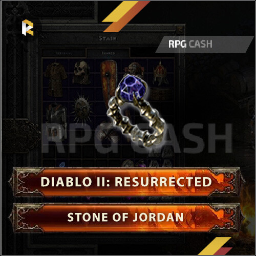 Stone of Jordan Soj – Diablo 2 Resurrected D2r Diablo 2 PC/PS4/PS5