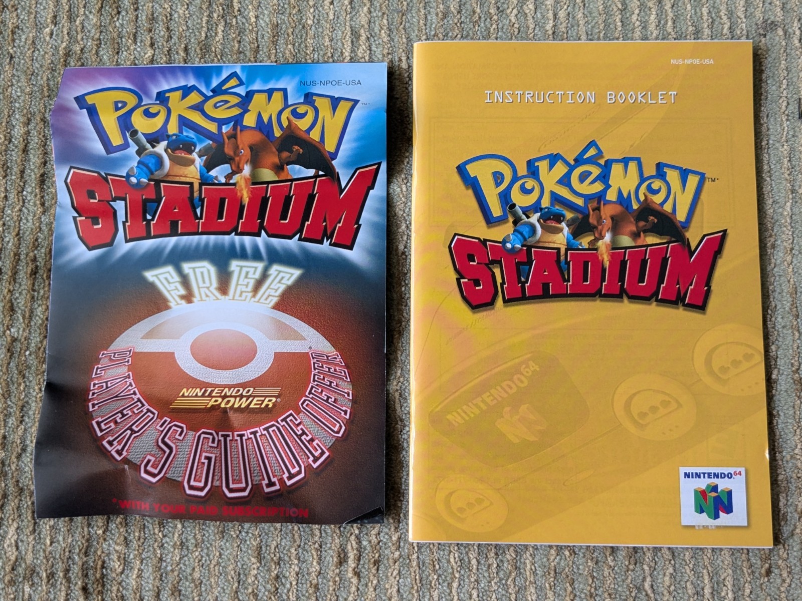 Pokemon Stadium 1 Nintendo 64 N64 Complete CIB Tested Working NO TRAY