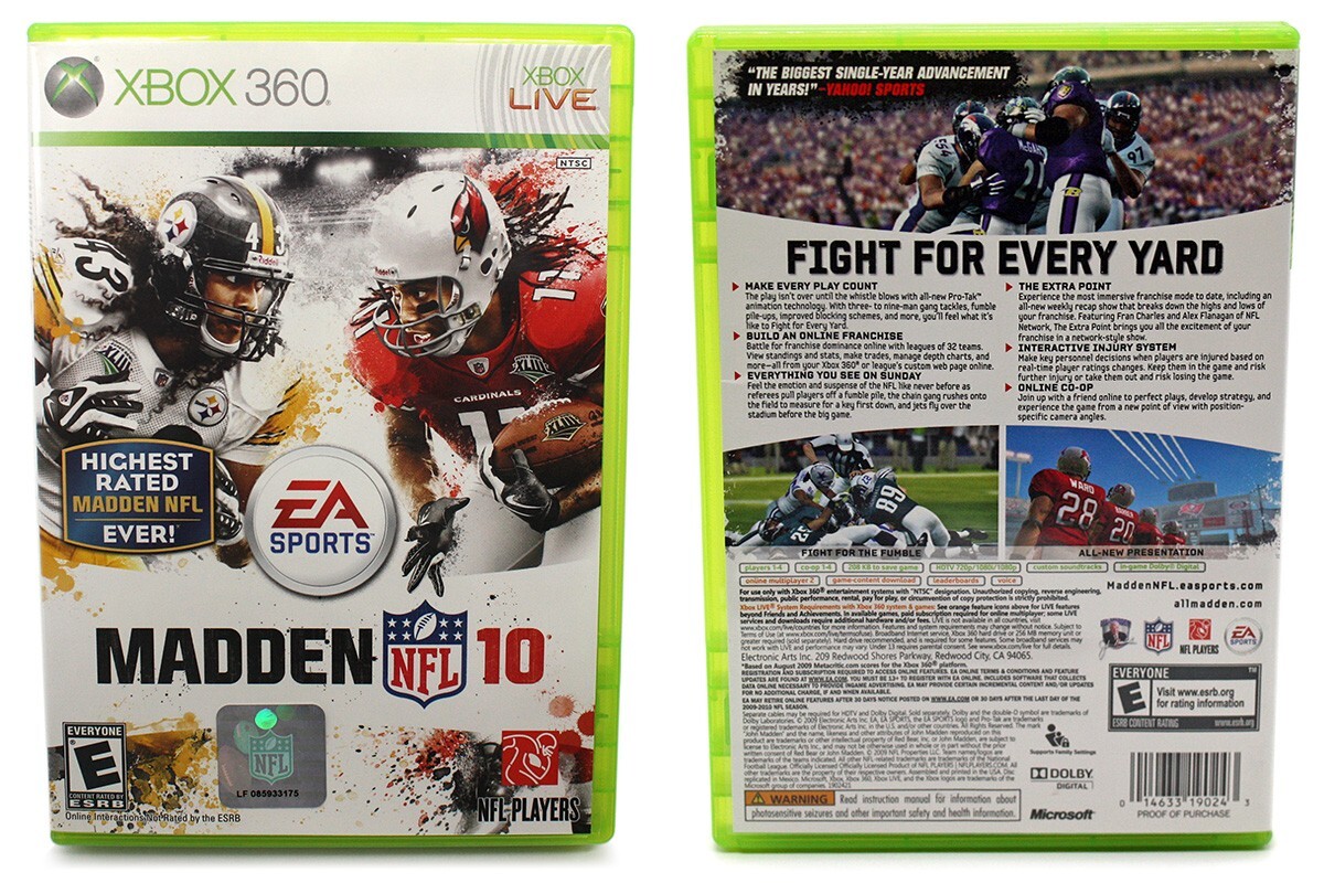 Lot of Xbox 360 Various „Sports“ Games (6), by Microsoft – READ FULL DESCRIPTION