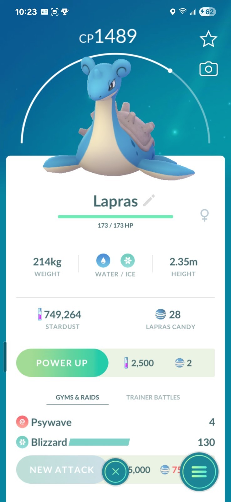 Pokemon LAPRAS GO