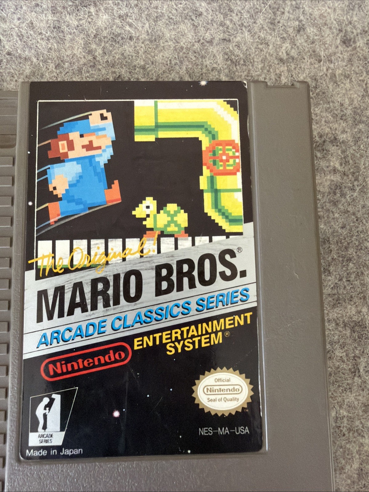 Mario Bros. Arcade Classic Series (Nintendo NES, 1985) – Cartridge Only – T&W