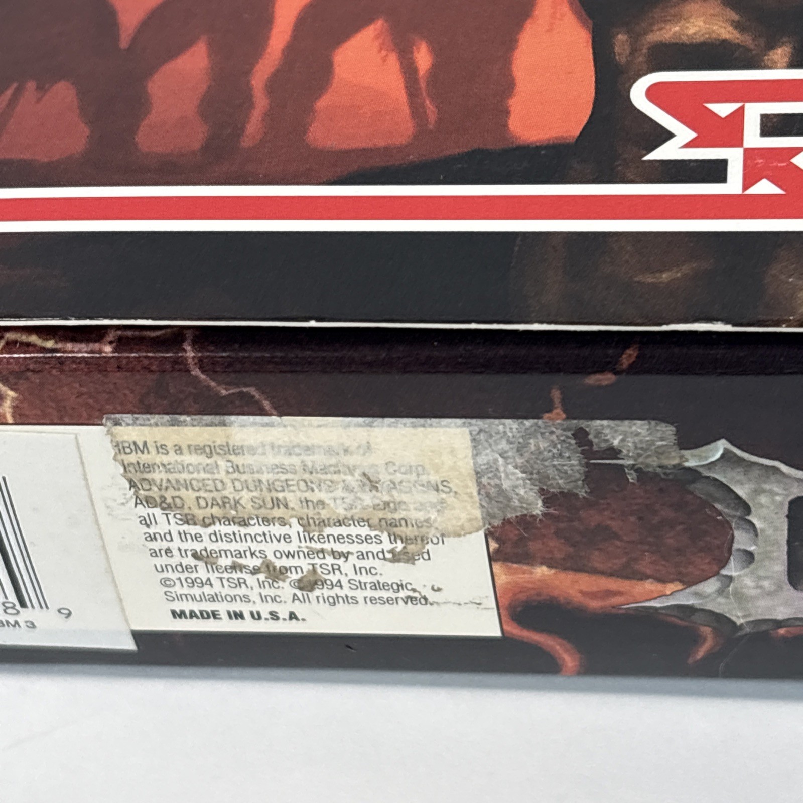 Advanced Dungeons And Dragons Dark Sun Wake Of The Ravager Big Box 3.5″ Floppy