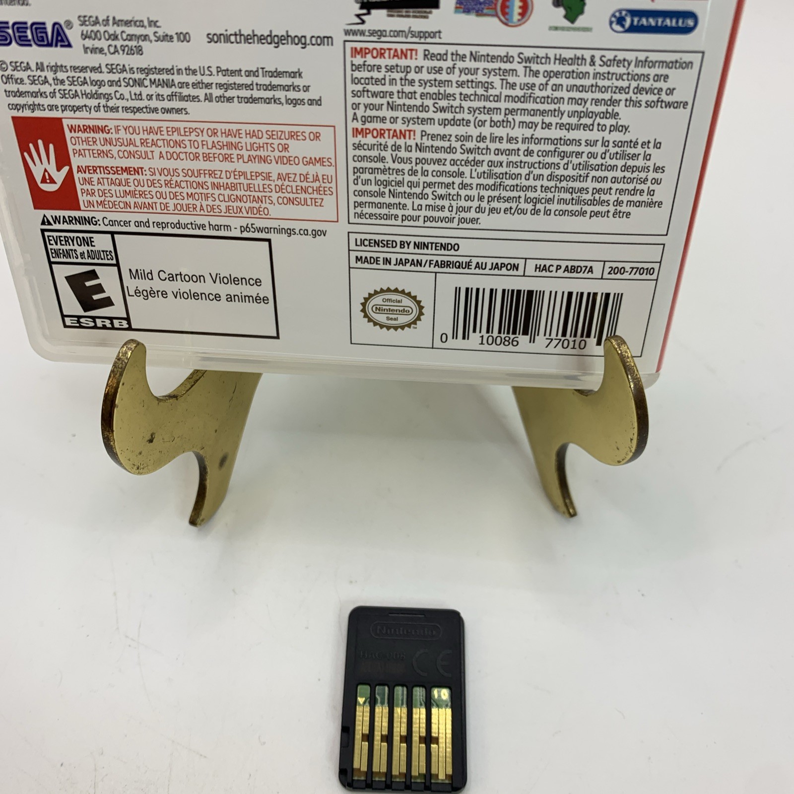 Sonic Mania (Nintendo Switch, 2017) Tested More Video Games In Store See Pics