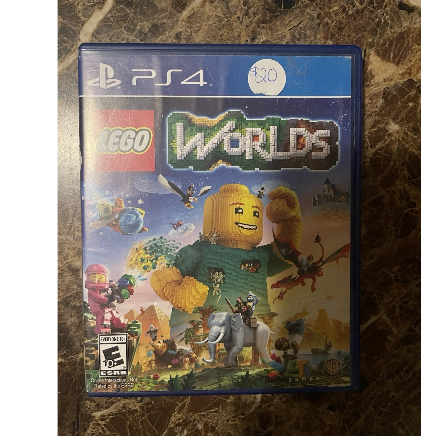 LEGO Worlds Action & Adventure Multiplayer PS4 Game E10+ Warner Bros. 2017