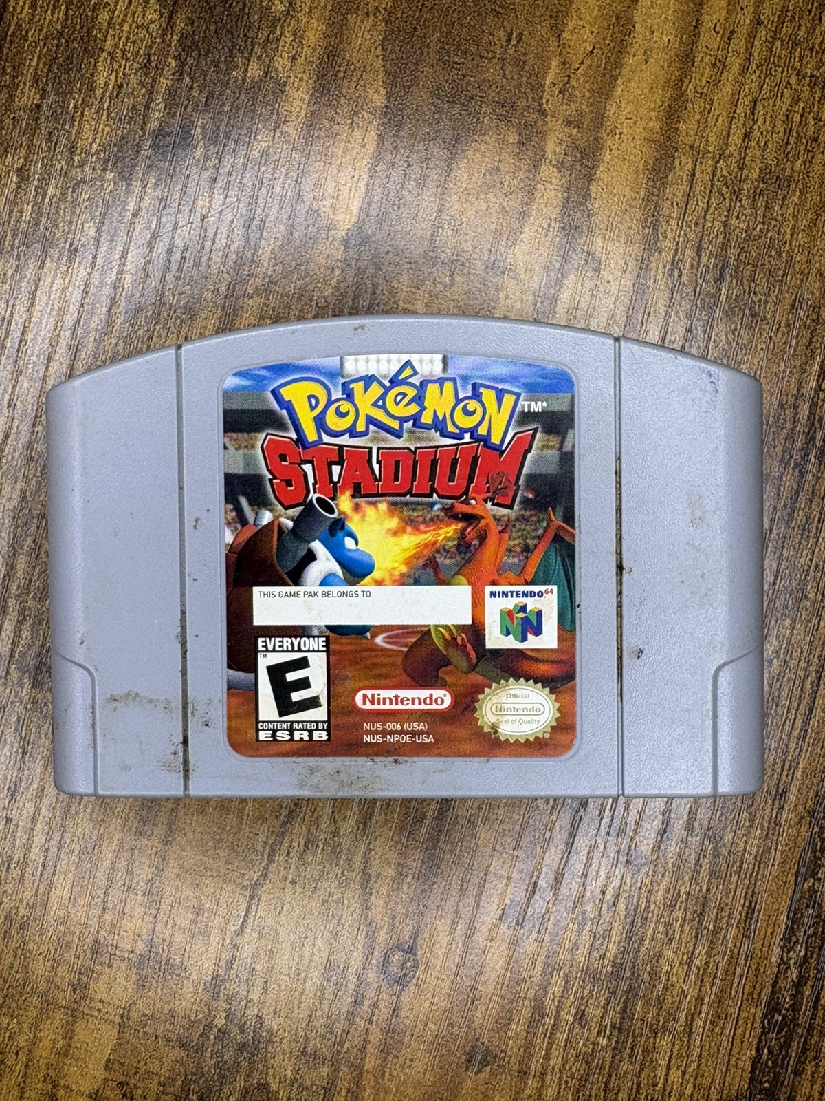 Pokemon Stadium: N64 NTSC-U/C – Nintendo 64: Cartridge Only – UNTESTED