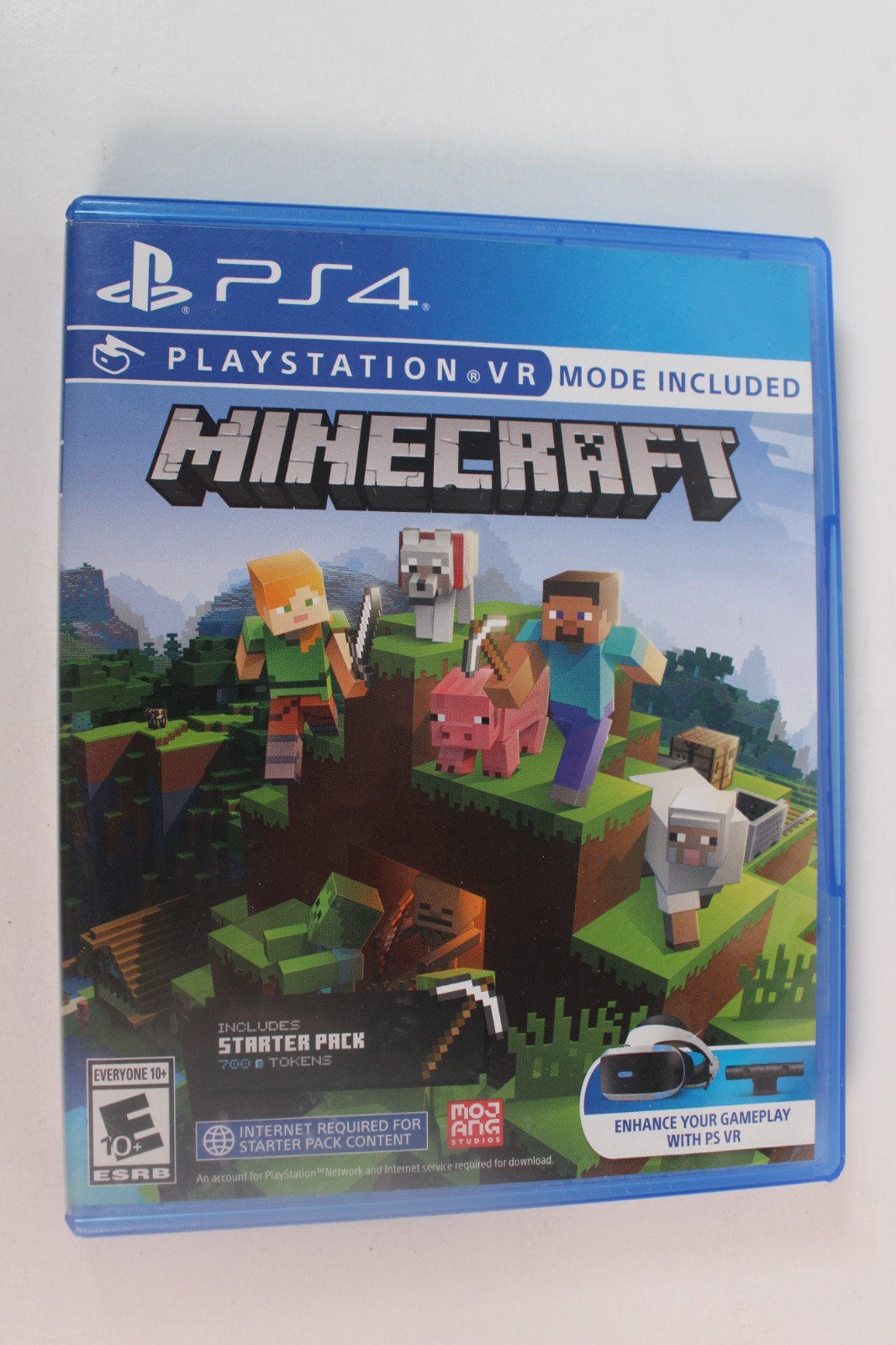 Minecraft PSVR Edition (Sony PlayStation 4 PS4, 2021) Authentic, tested/works