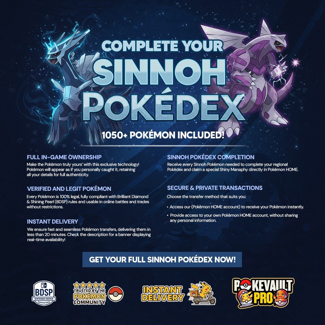 Pokemon Home Living Dex – Complete Pokedex for All Pokemon Games (Gen 1-9)