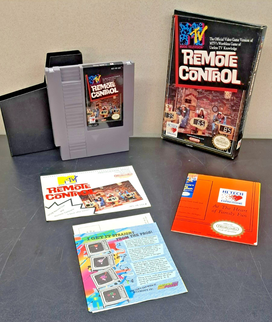 MTV Remote Control for Nintendo NES w/ Manual