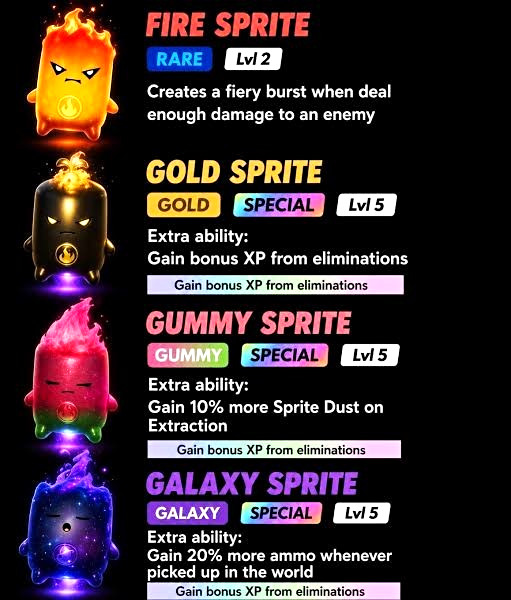 Fortnite Fire, Earth, and Water all variations Bundle