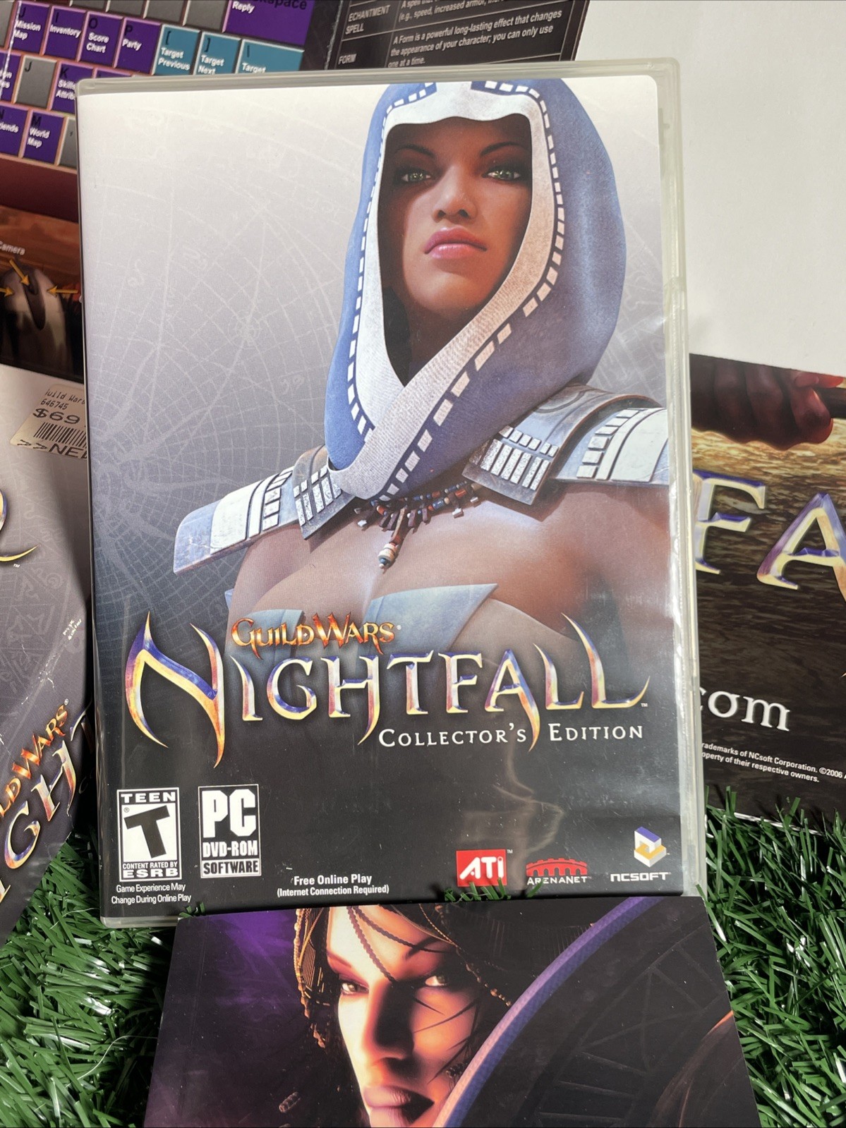 Guild Wars: Nightfall – Collector’s Edition (PC CD-ROM) Complete Set, Great Cond