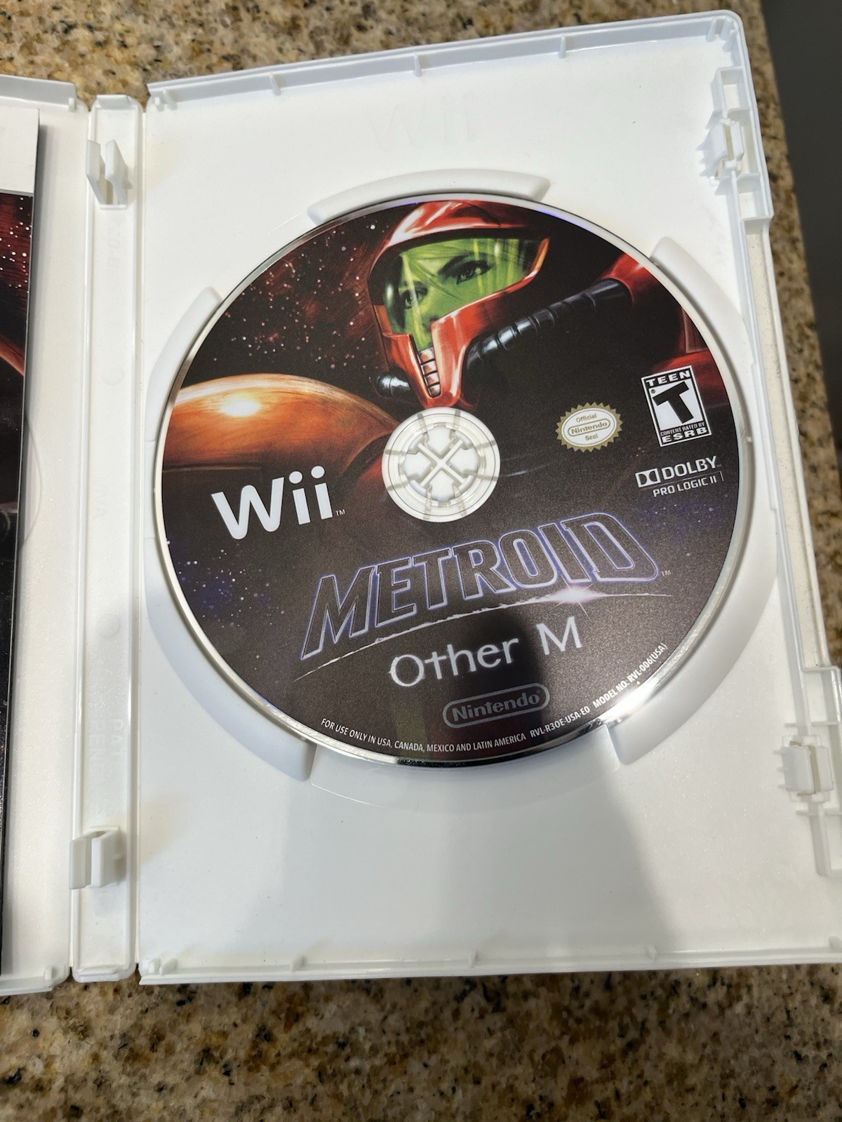 Metroid: Other M Nintendo Wii Nintendo T-Teen NTSC-U/C Manual Included