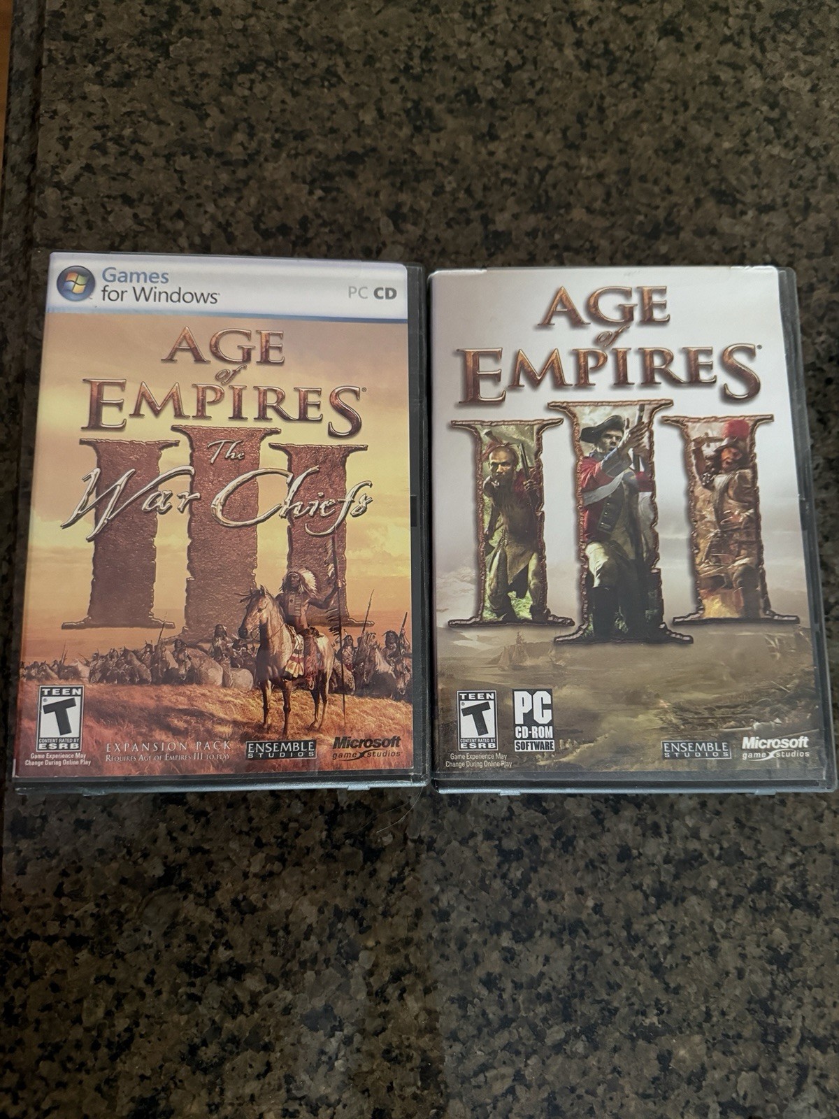 Age of Empires III and War Chiefs PC