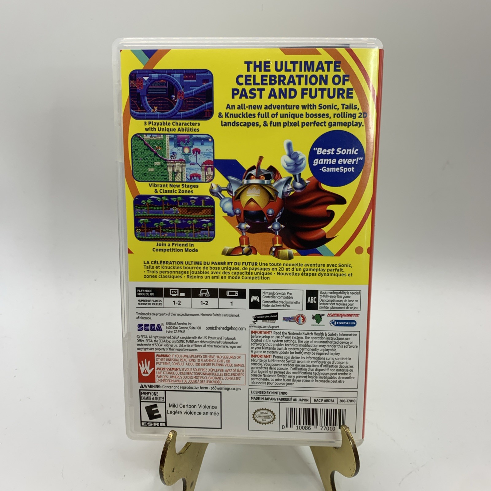 Sonic Mania (Nintendo Switch, 2017) Tested More Video Games In Store See Pics