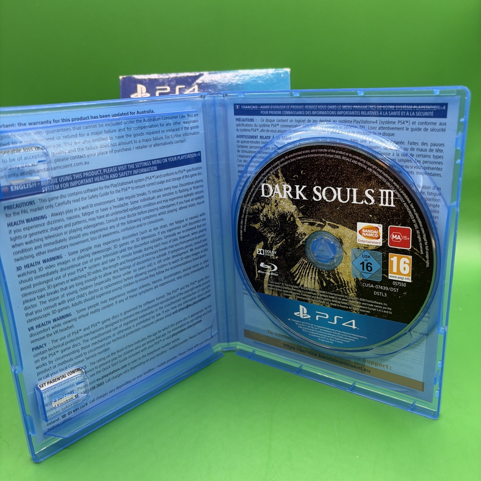 Dark Souls Trilogy 1 2 3 PS4 PlayStation4 (1 Disk – Remastered MISSED)