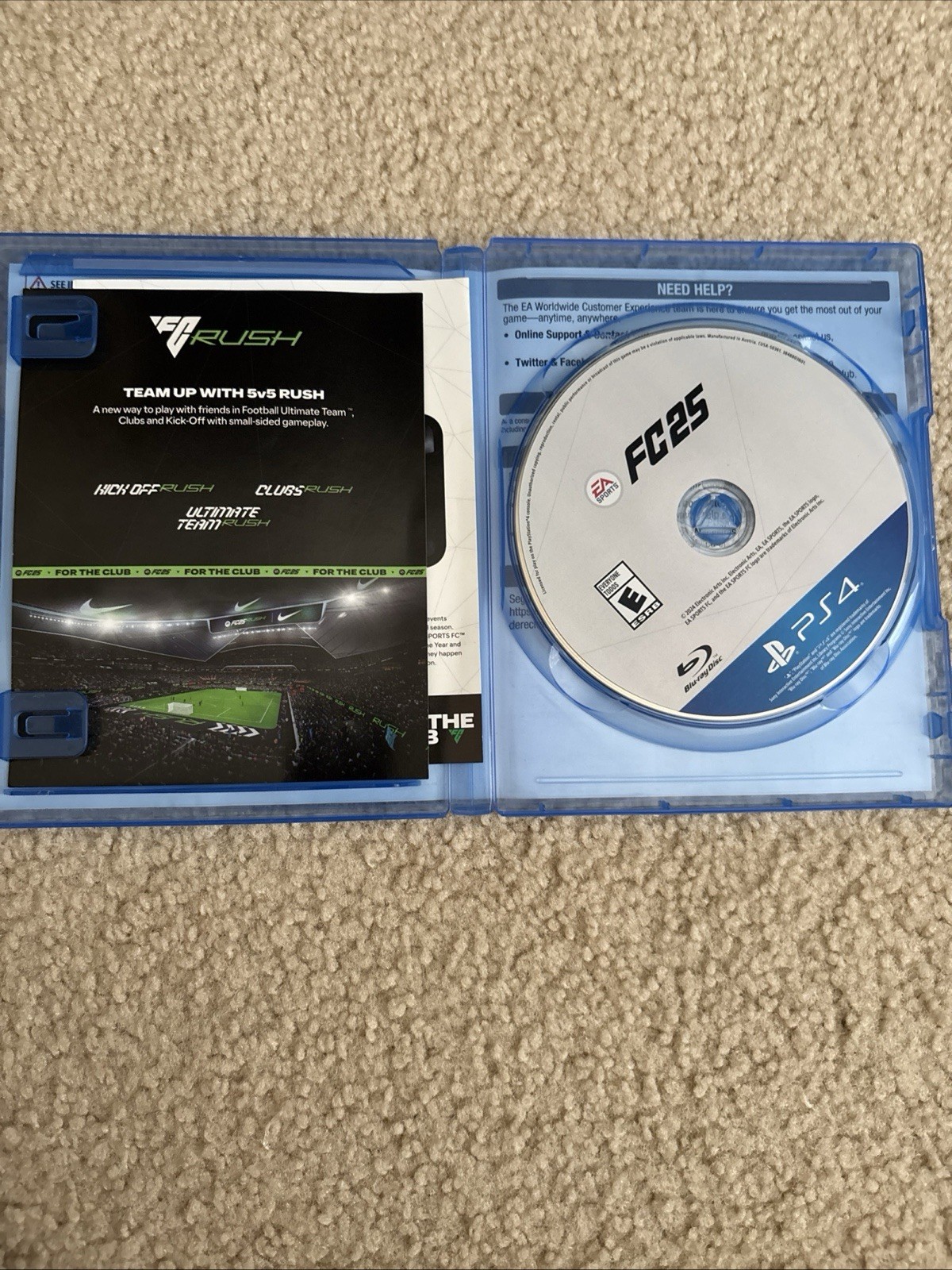 EA SPORTS FC 25 PS4 PlayStation 4 Soccer Sports E Everyone NTSC-U/C PS5 Upg