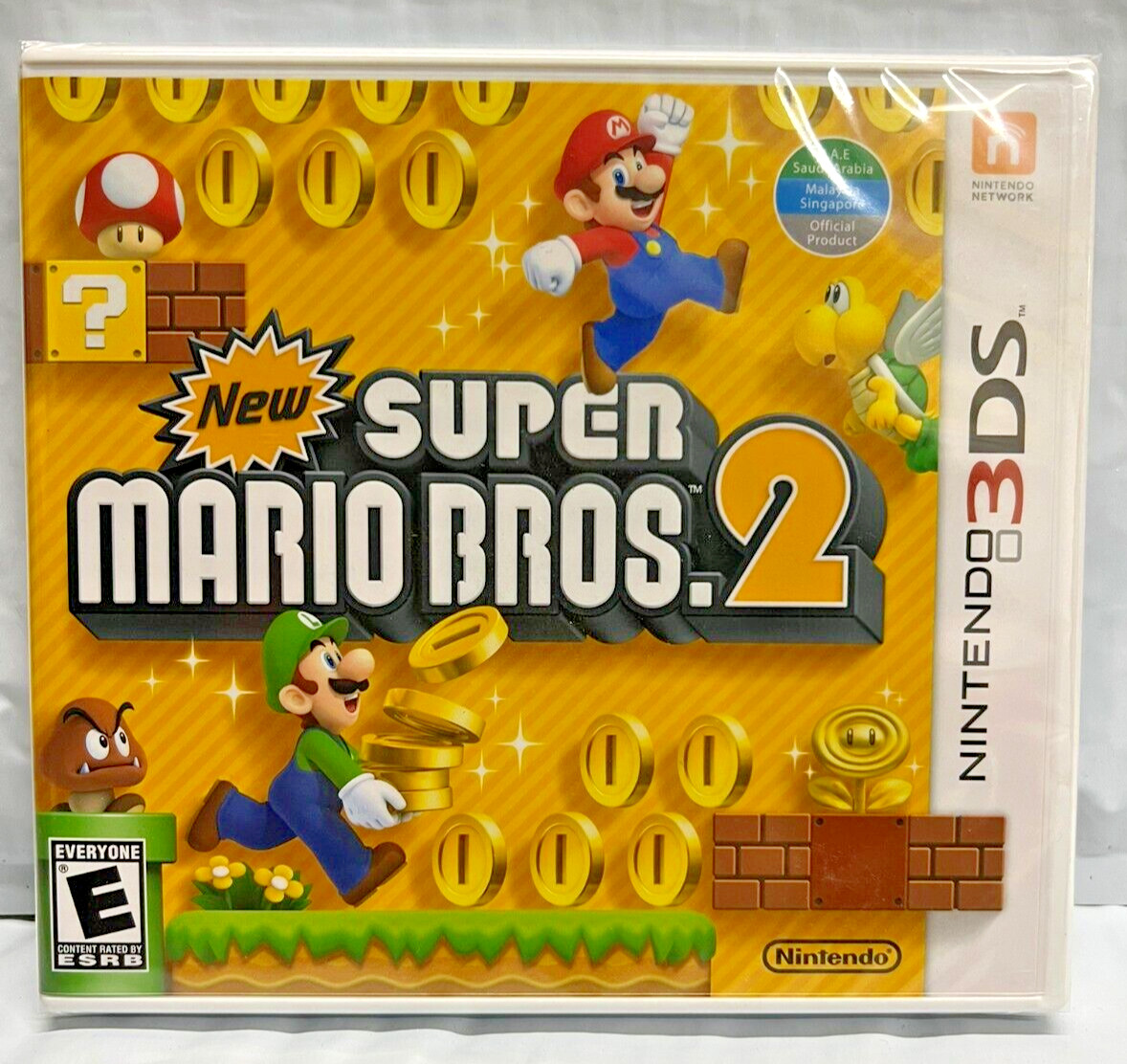 New Super Mario Bros. 2 & 3D Land & Maker 3DS Brand New Game Bundle (Sealed)
