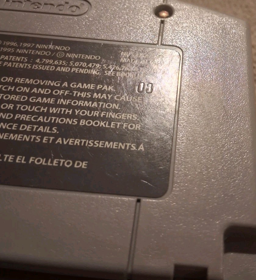 Mario Party 3 N64 Nintendo 64 Authentic OEM Cartridge Tested Working Clean Label