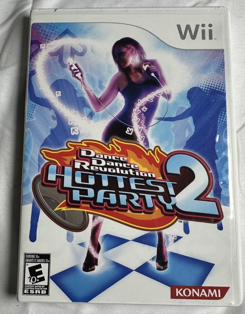 Dance Dance Revolution Hottest Party 2 Nintendo Konami- Nintendo Wii 2006