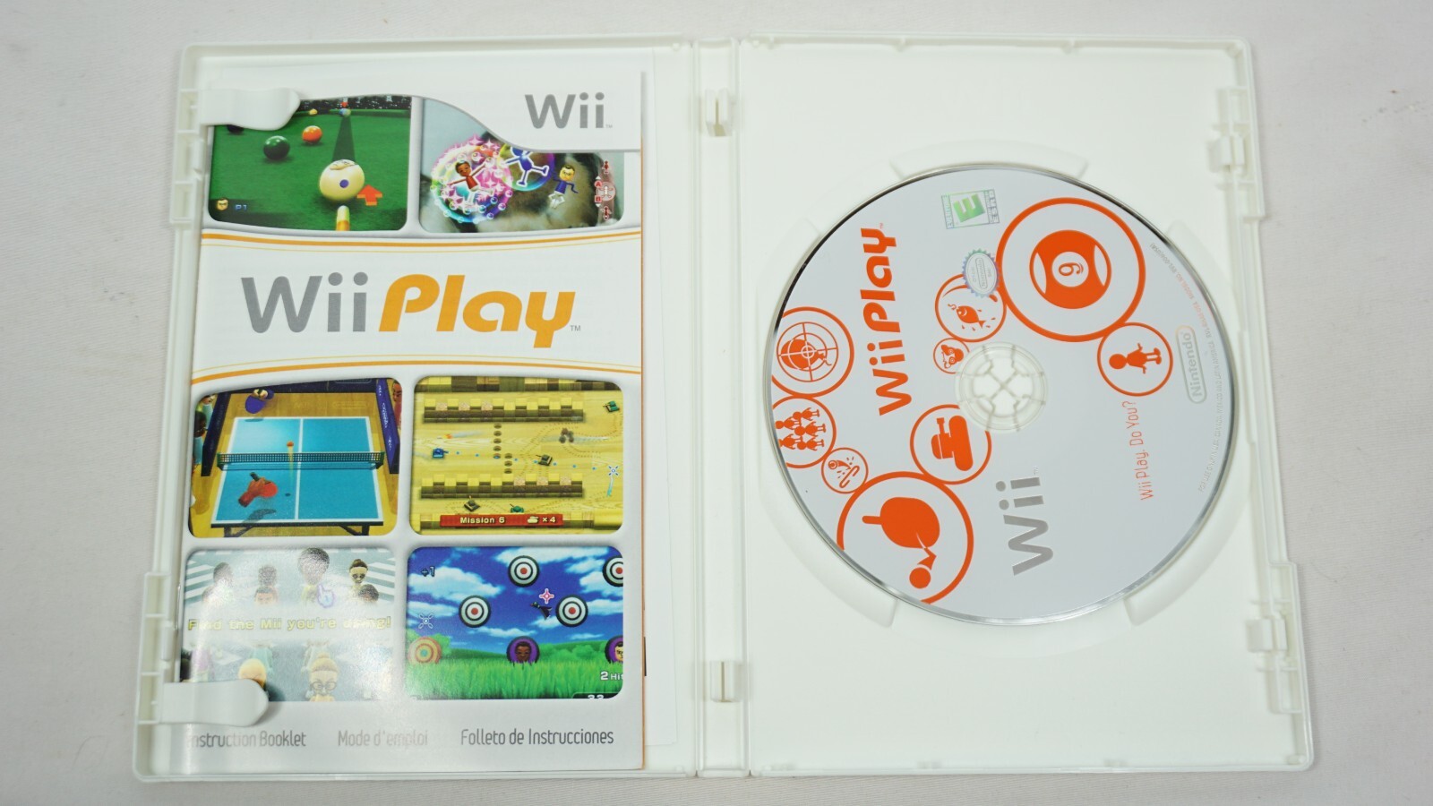 Wii Play Game 2007 Complete CIB Nintendo Wii Complete with Reg Card & Manual P