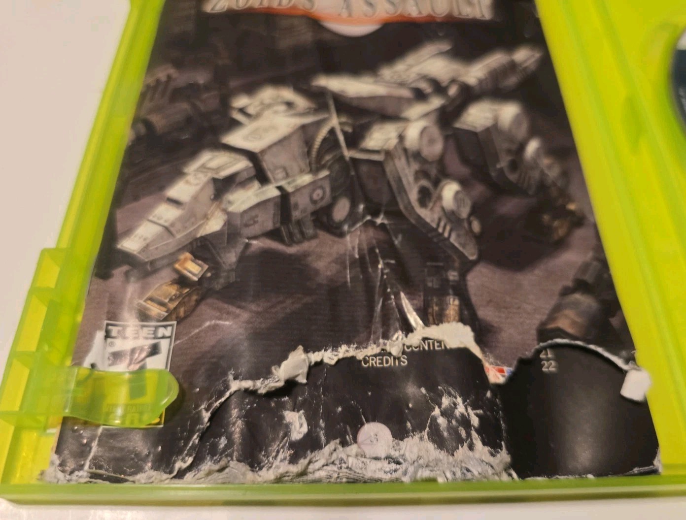 Zoids Assault (Xbox 360, 2008 ATLUS) Authentic Disc Complete CIB Manual