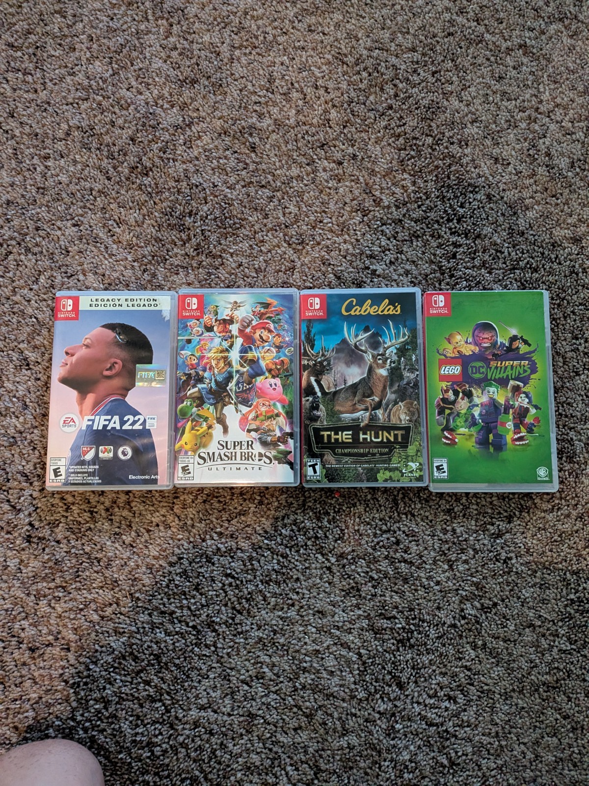4 Nintendo games not used much with case and chip they all still work perfect!