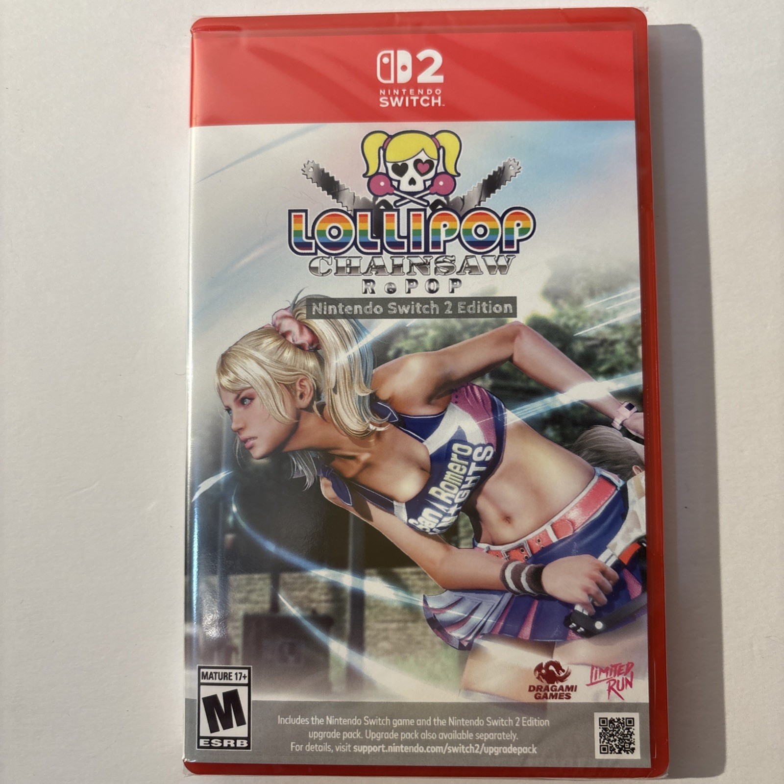 LOLLIPOP CHAINSAW REPOP NINTENDO SWITCH 2 LIMITED RUN GAMES U.S. ESRB BRAND NEW!