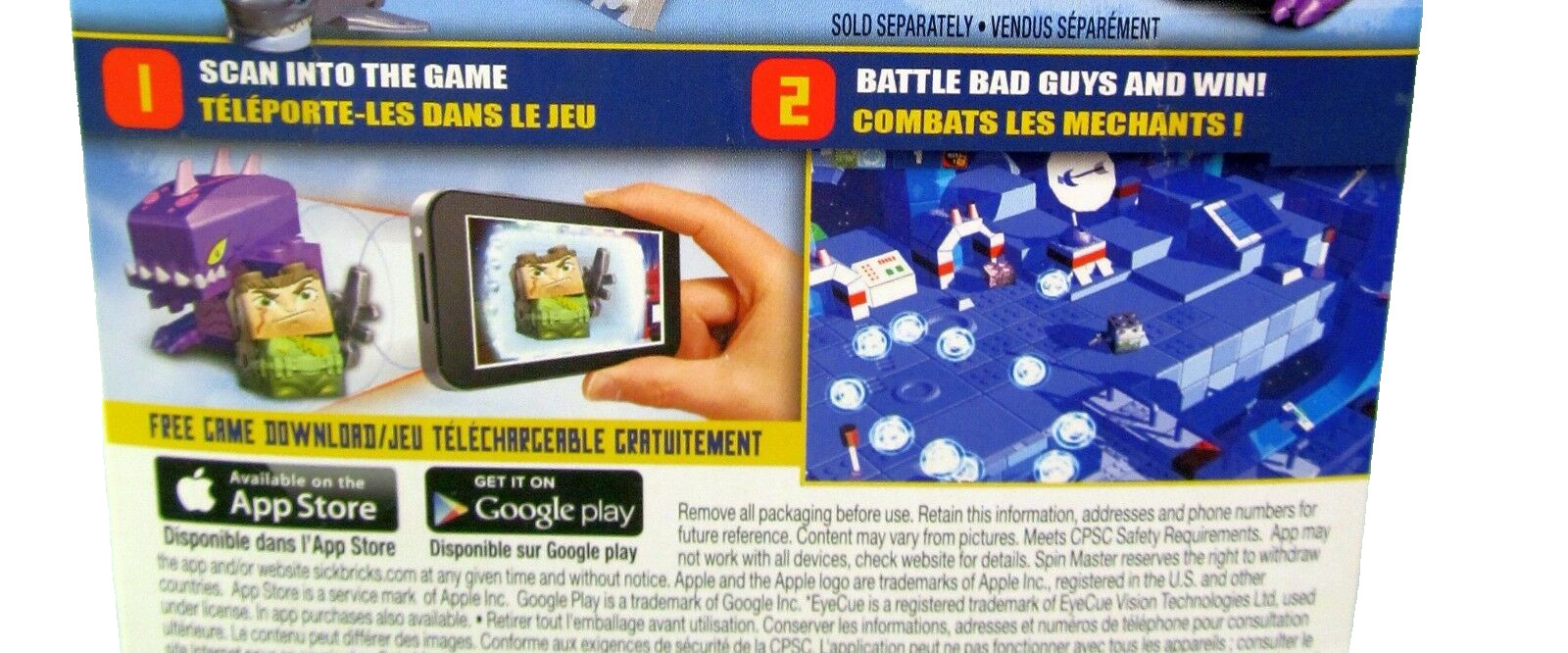 SickBricks Major Blazer vs. Xenomax Alien App Game New