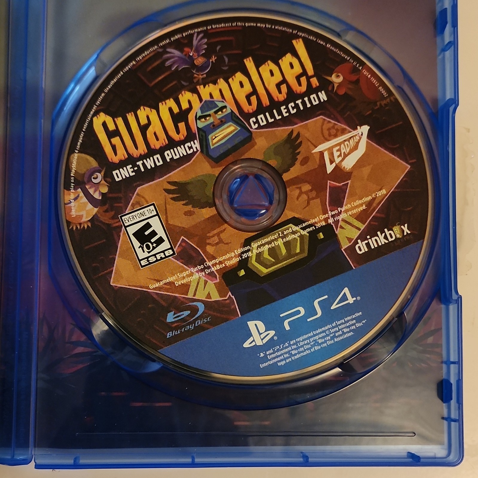 Guacamelee! One-Two Punch Collection PS4 NTSC-U/C 2018 Manual Poster