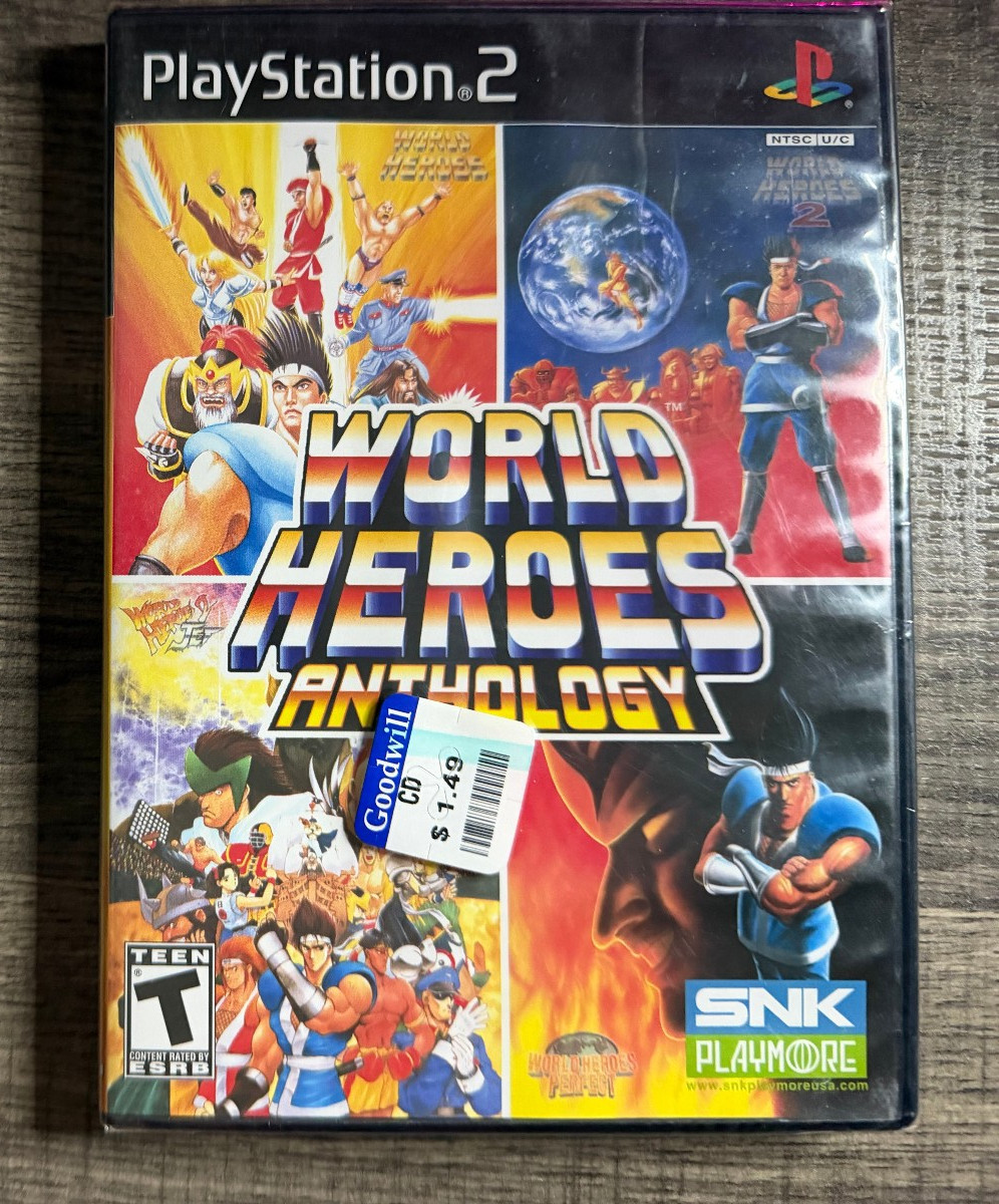 World Heroes Anthology – Sony PS2 – SNK Playmore – Brand New/Sealed