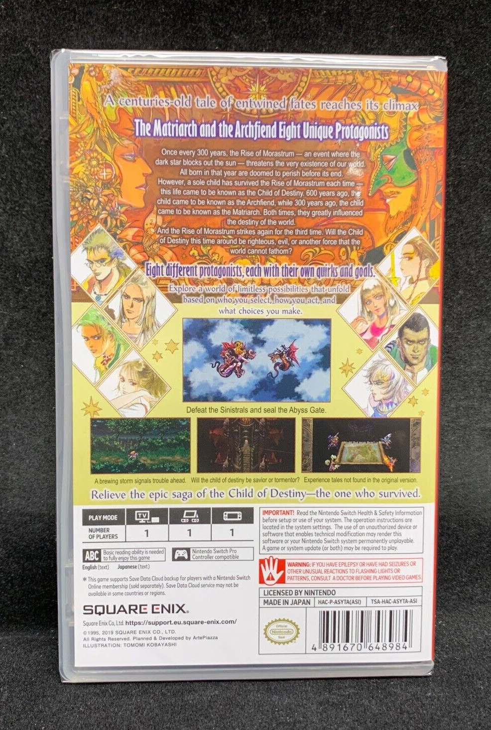 Romancing Saga 3 (Nintendo Switch) English Cover / Region Free