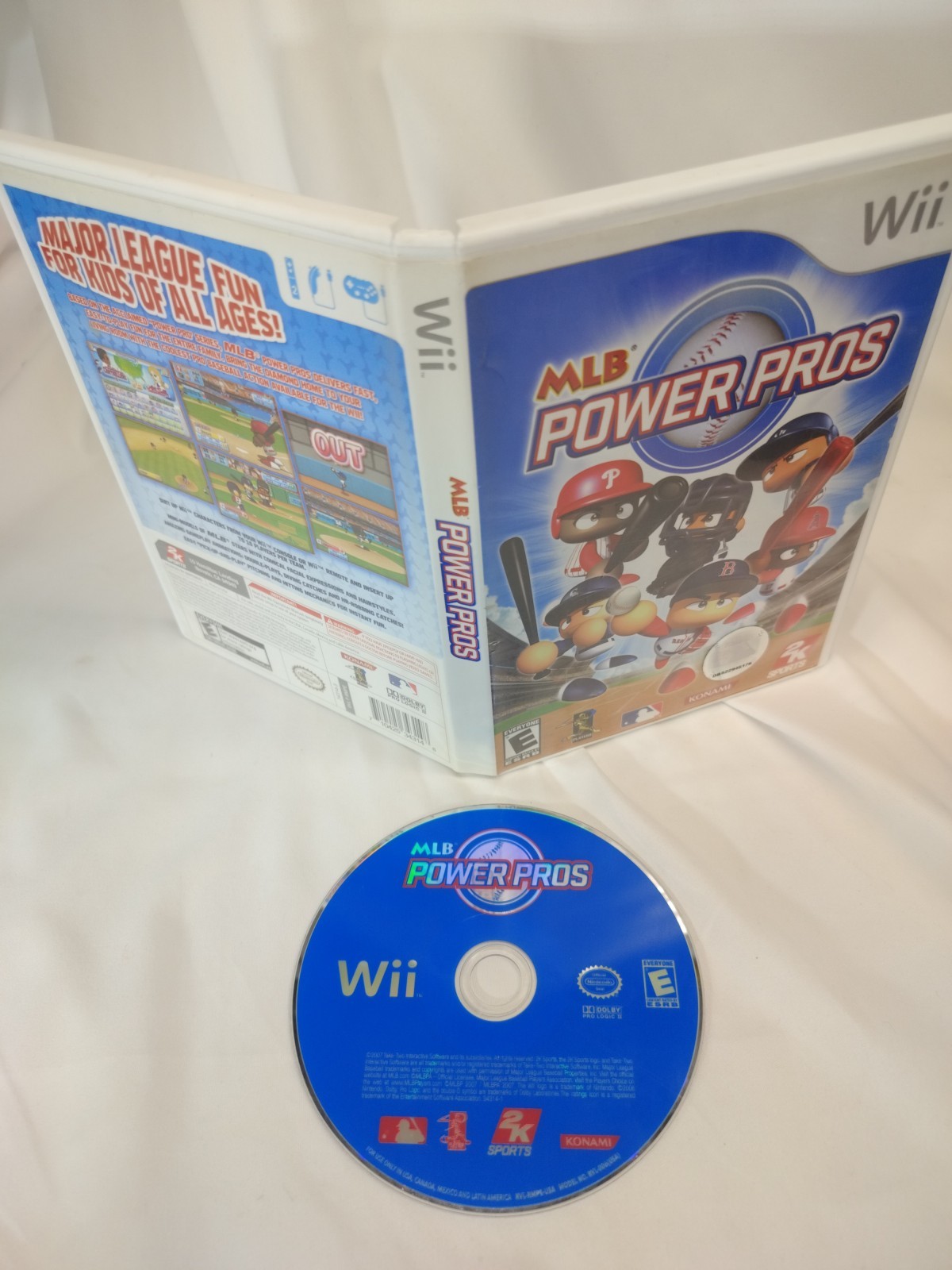 MLB POWER PROS (Nintendo Wii, 2007) Tested & Working