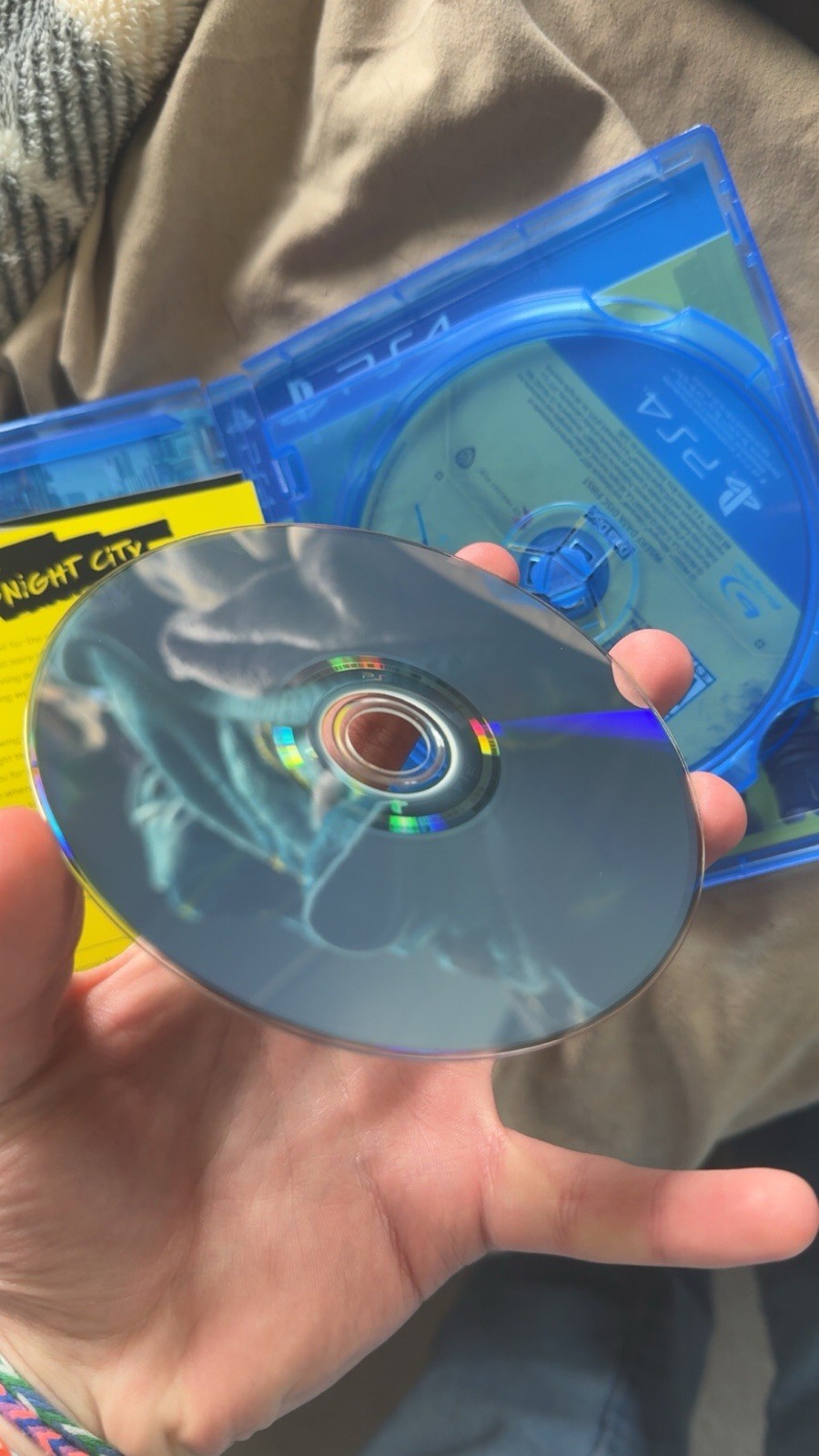 CD Projekt RED Cyberpunk 2077 PS4 Role Playing Game, 2 Discs, Manual