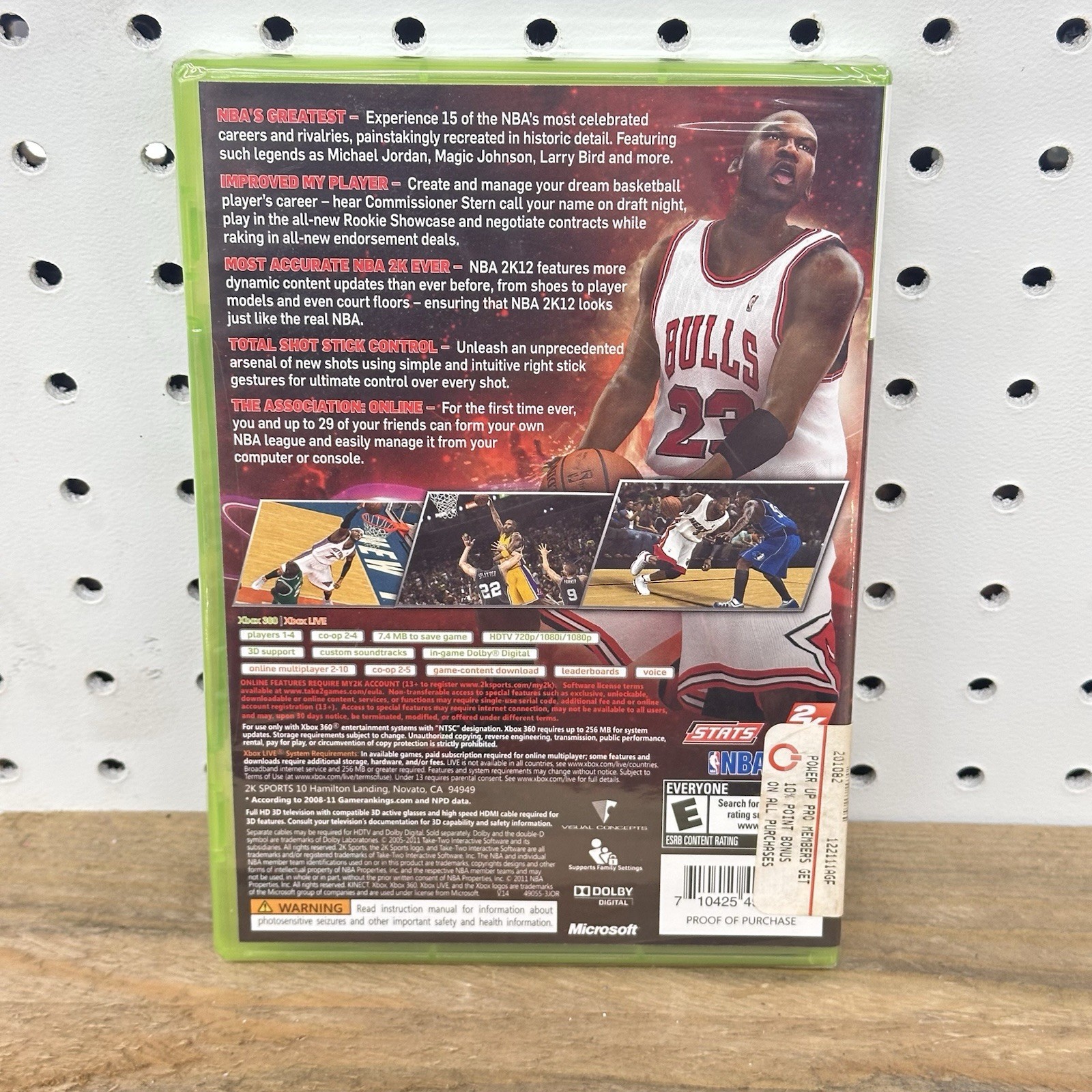 NBA 2K12 Michael Jordan Xbox 360 Brand New Sealed