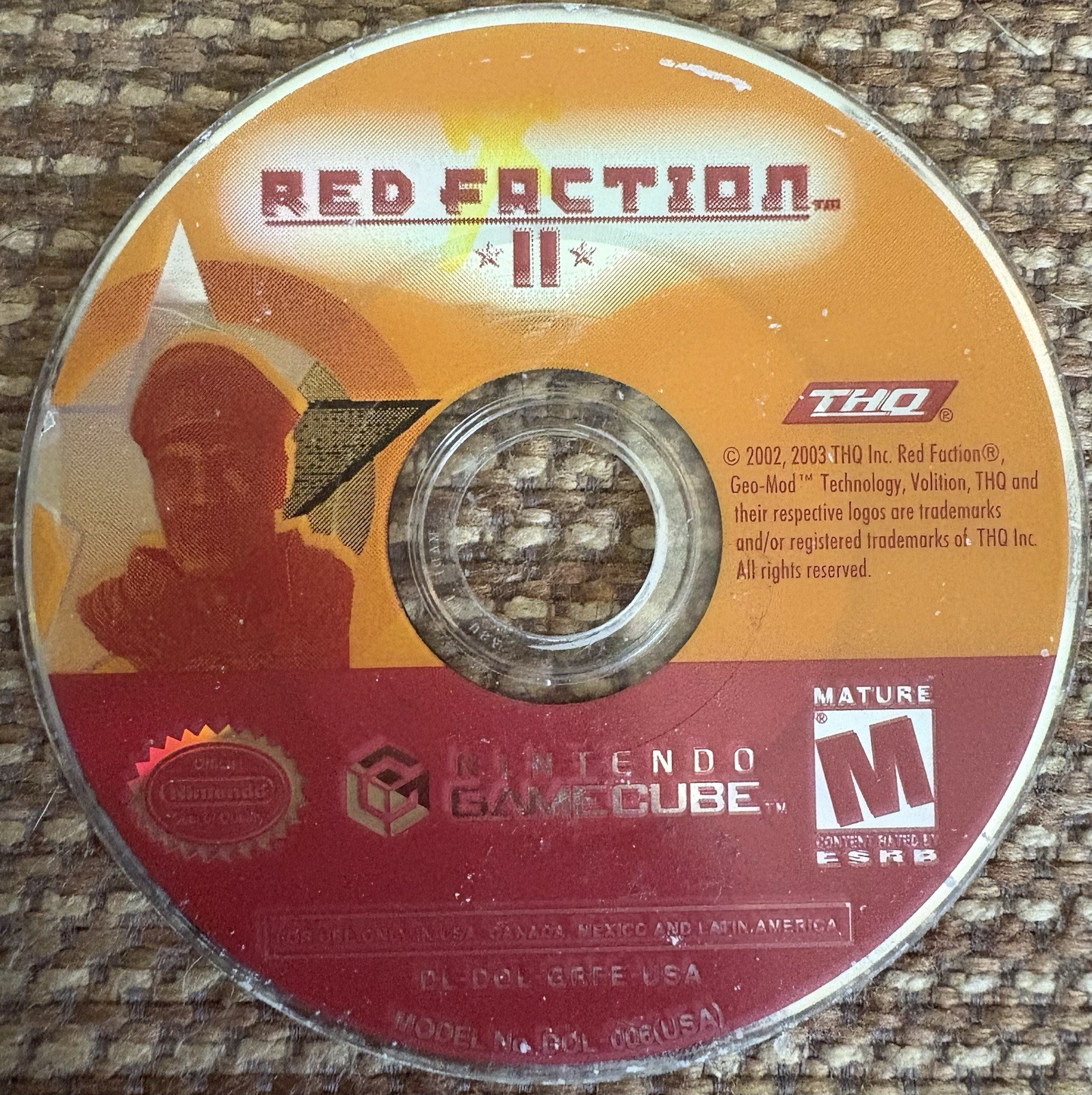 Red Faction II (Nintendo GameCube, 2003)- Tested