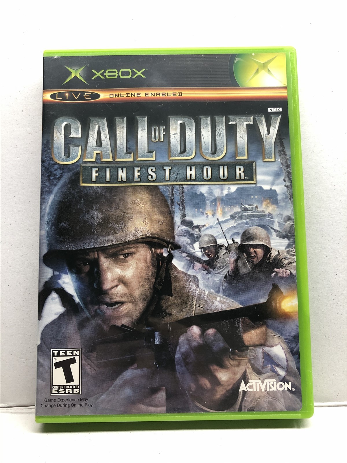 Call of Duty: Finest Hour (Microsoft Xbox, 2004) Complete Tested Working