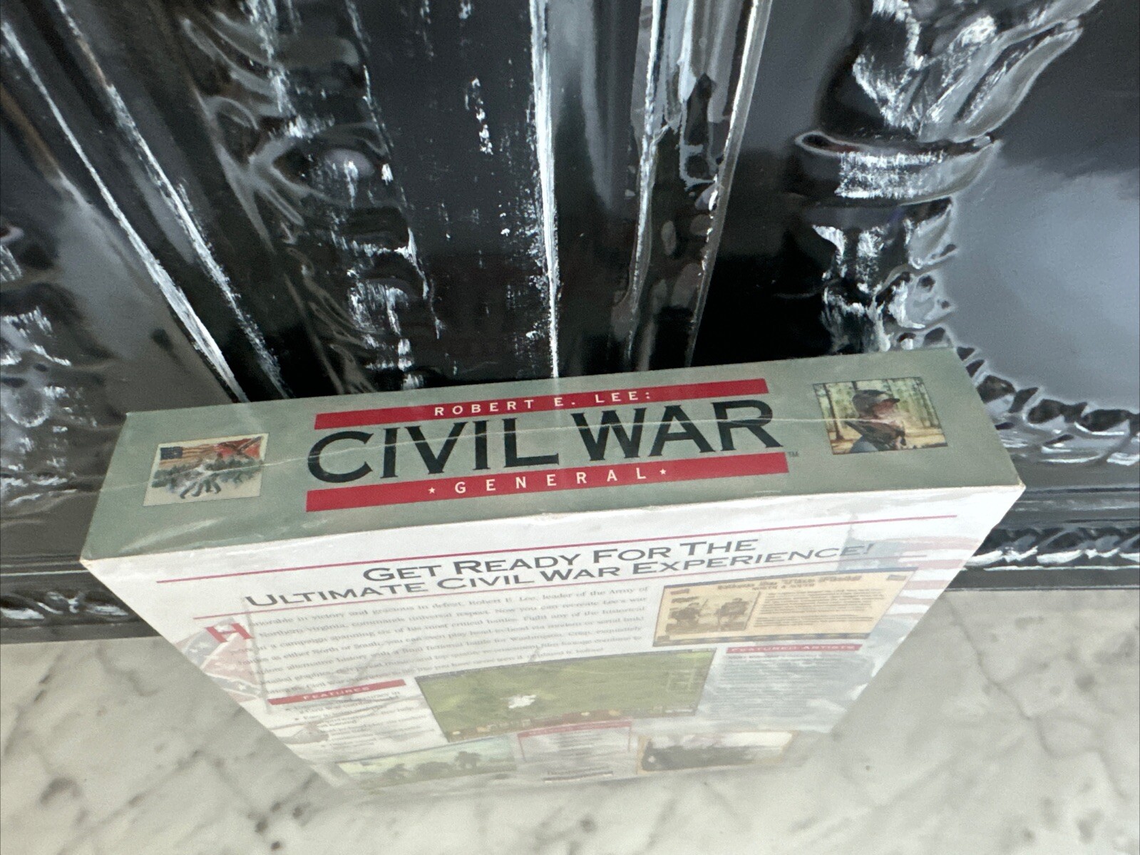 PC CD-ROM Robert E Lee Civil War General 1996 Video Game Sealed Big Box Vintage