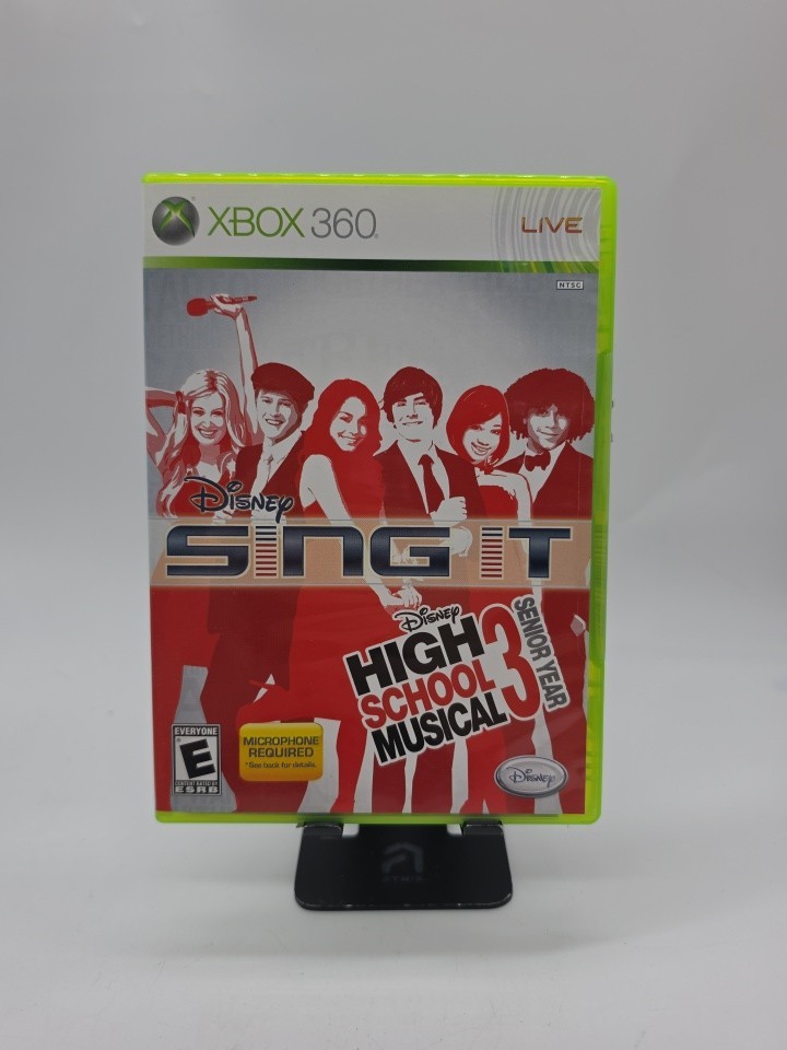 Disney Sing It High School Musical Xbox 360 Game Cib Complete Mint Tested