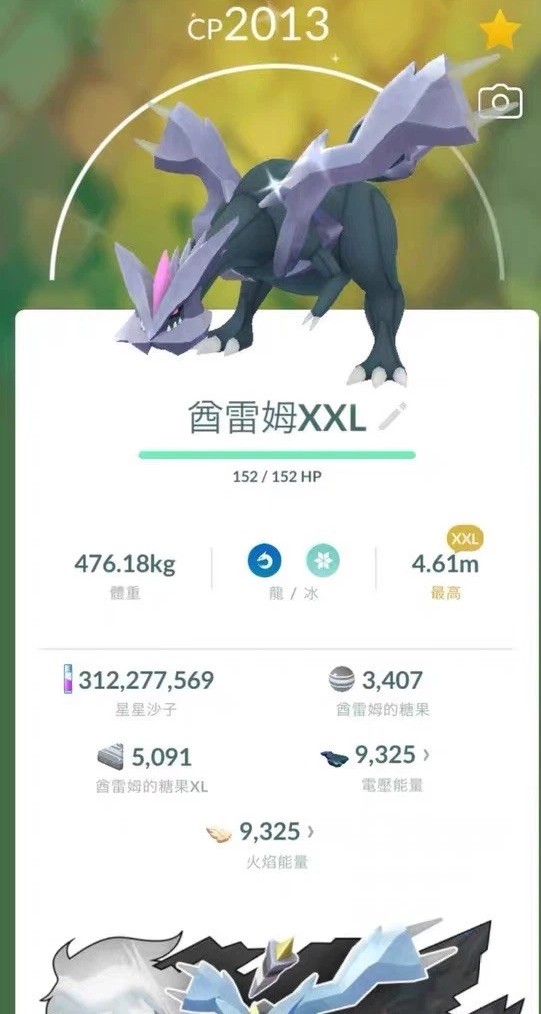Pokemon Shiny Kyurem XXL Go – Trade Or HOME custom OT Name LAN Id