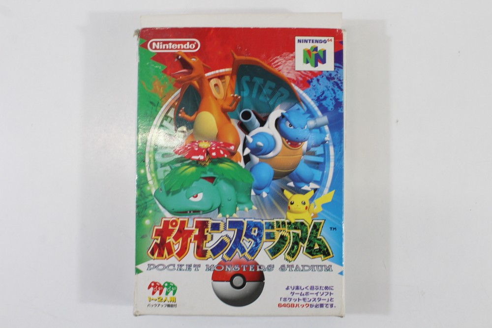 Pokemon Stadium Boxed Manual CIB Nintendo 64 N64 Japan Import US Seller OEM #3