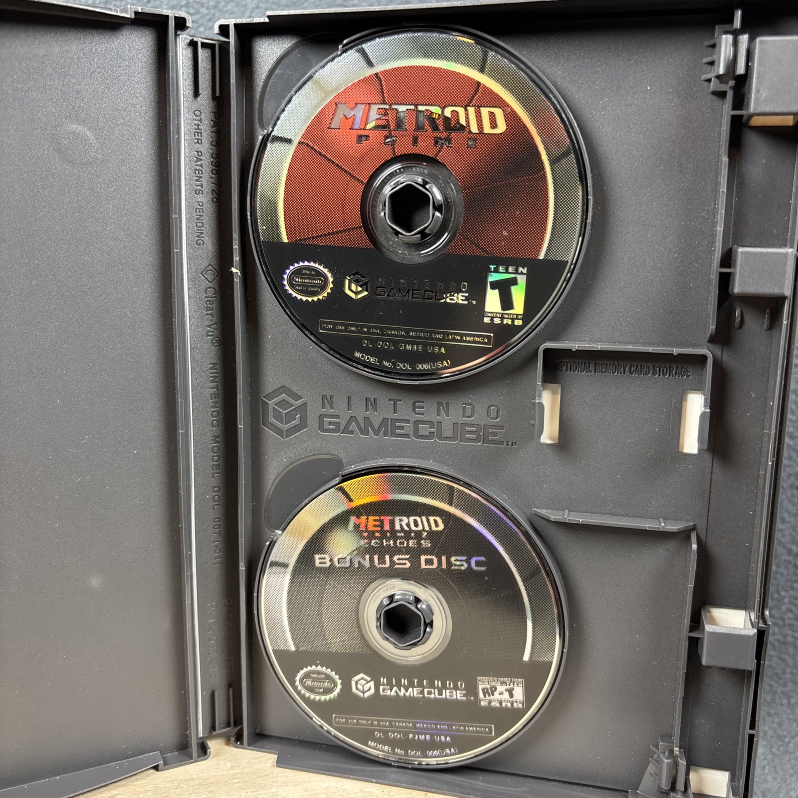 Nintendo GameCube – Metroid Prime [Prime 2: Echoes Bonus Disc] – No Manual