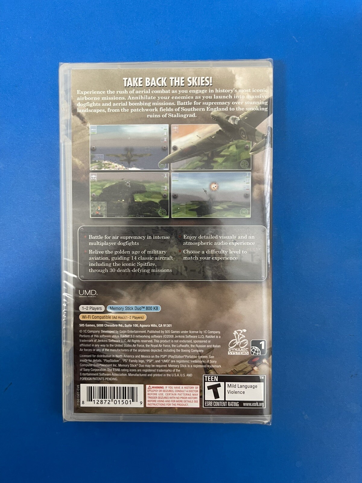 IL-2 Sturmovik: Birds of Prey (Sony PSP, 2009) Brand New & Sealed