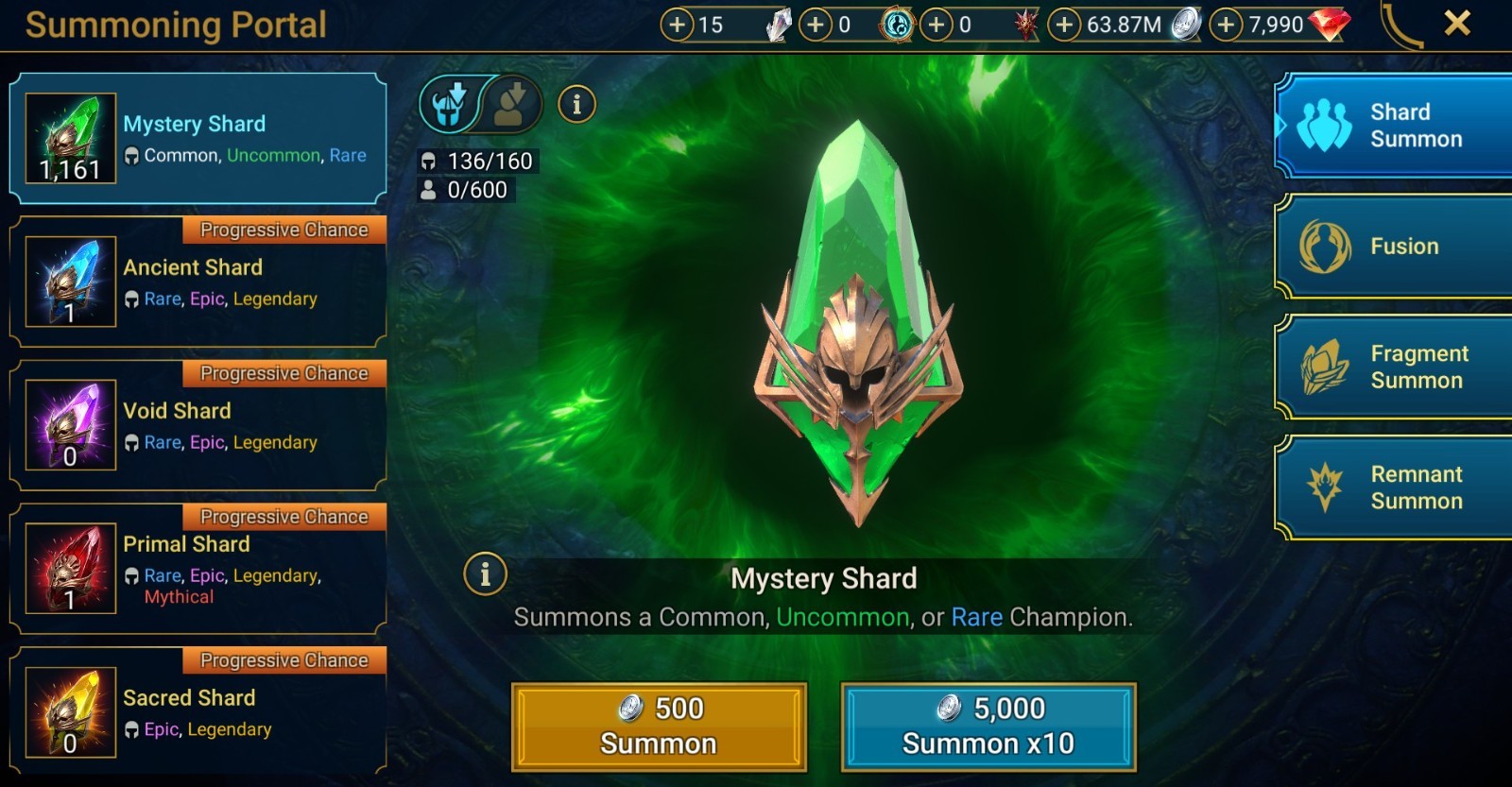 Raid Shadow Legends | Starter acc with Tekteon : 94k energy / 26 Legendary hero